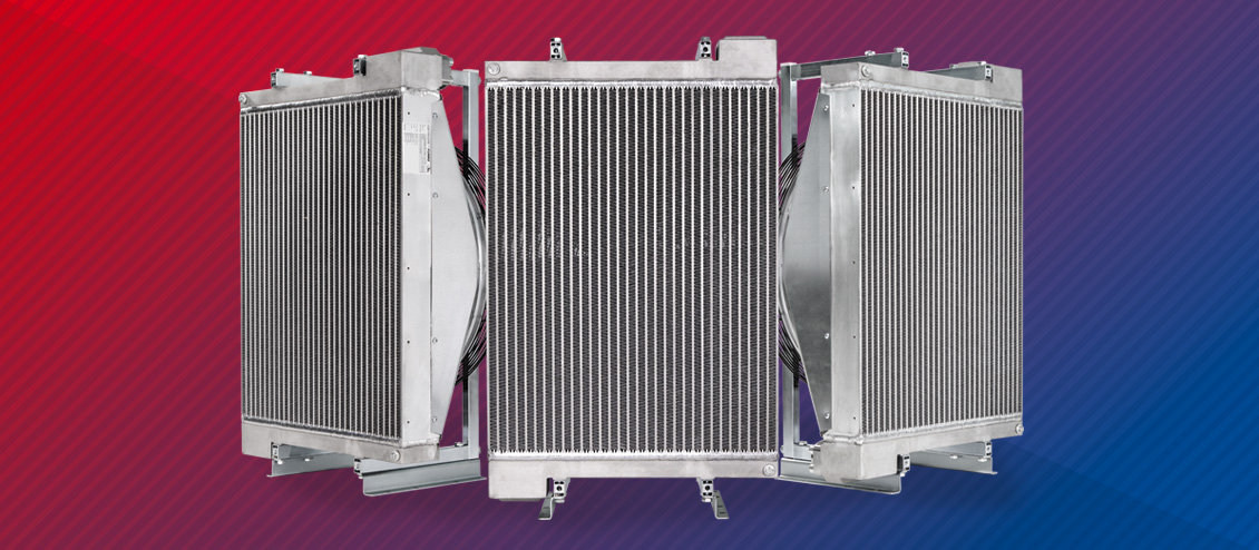Oil and air cooling unit